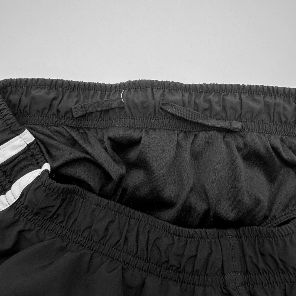 Nike M Dri-FIT Tempo Running Shorts Black White‎ Womens Medium